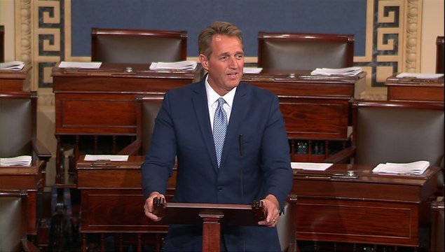 GOP senator Jeff Flake slams Trump, says he won't run for re-election