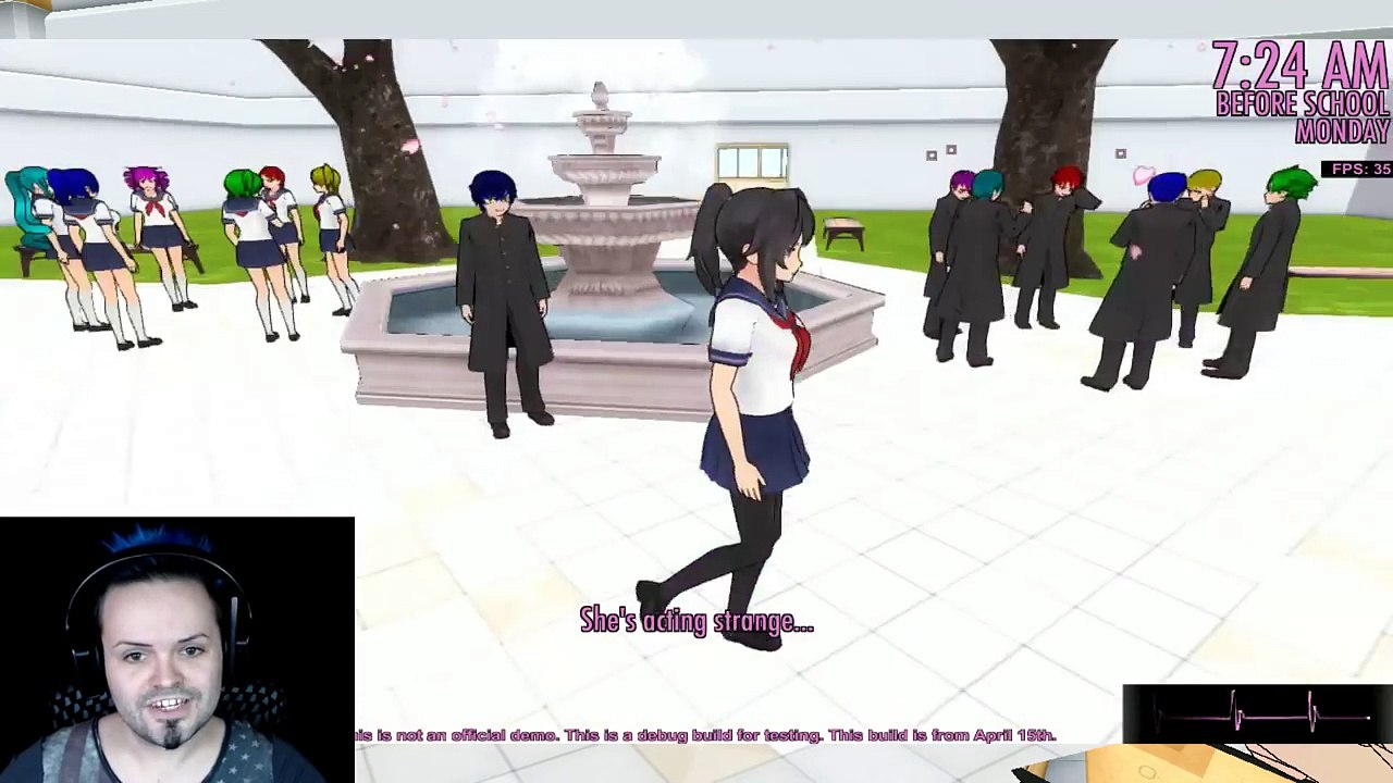 Yandere Simulator | Game Play . or Stabby Stabby Senpai Game