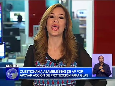 Cuestionan a Asambleístas de AP por apoyar acción de protección para Glas