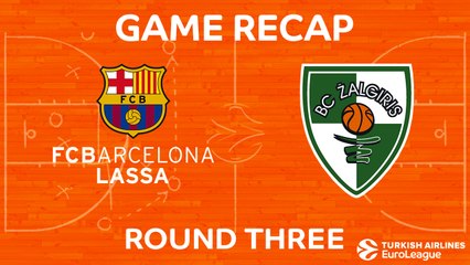 Highlights: FC Barcelona Lassa - Zalgiris Kaunas