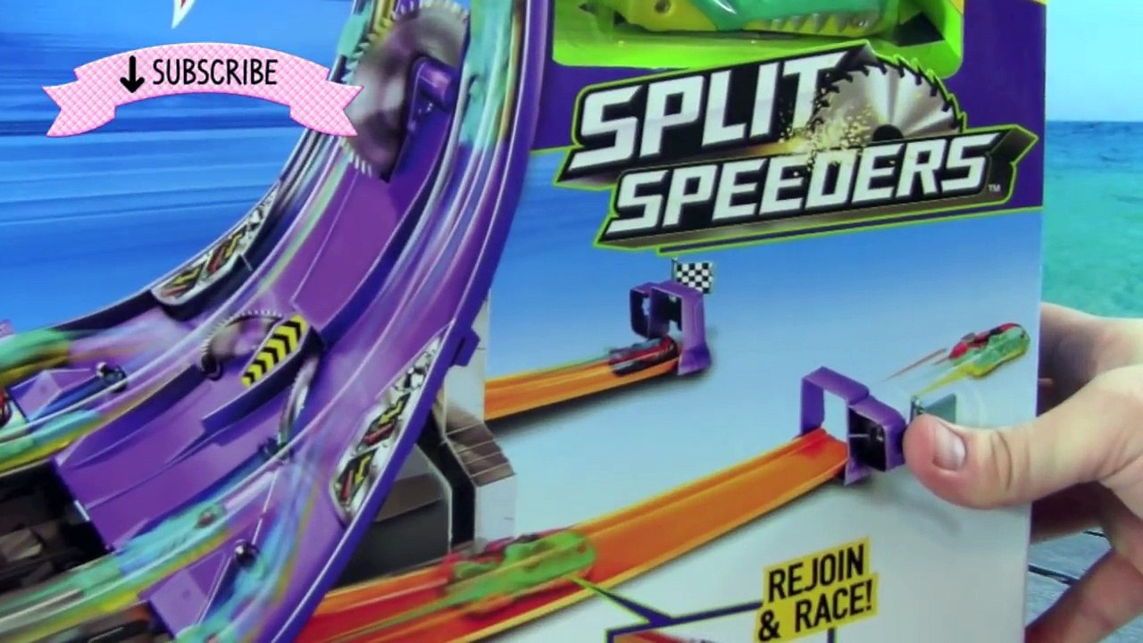 Hot Wheels Blade Raid Split Speeders Track Set! Review & Fun Playtime Video