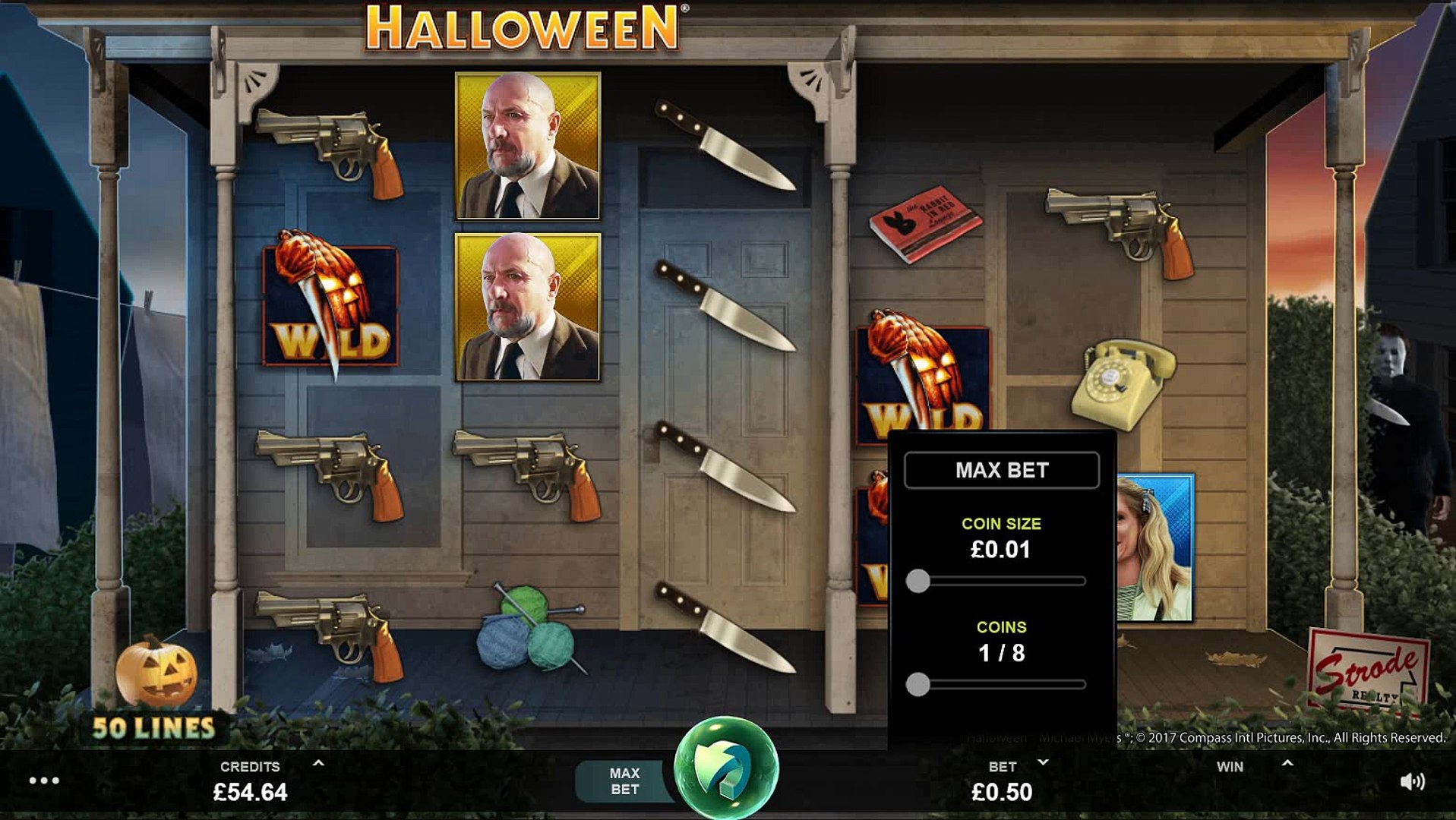 Halloween Slot Game Play