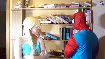 Joker and Minion kidnapped Frozen Elsa Spiderman Helped Spider man vs Joker IRL