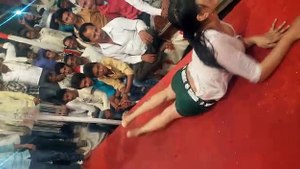 Indian Hot Dance Public Place