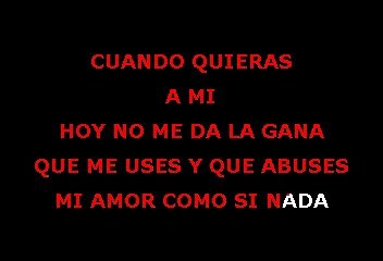 ME CANSE DE SER LA OTRA - La India (Karaoke)