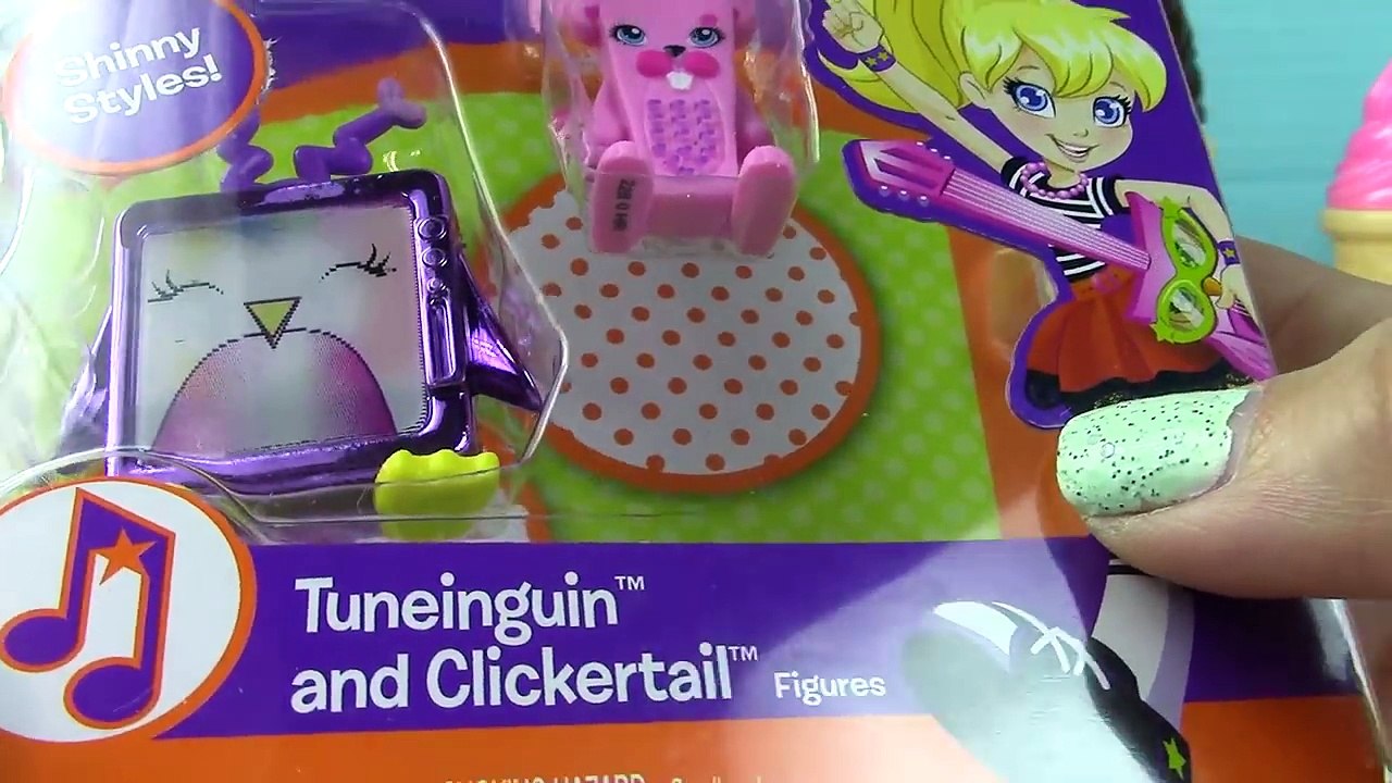 TV Time Polly Pocket Collect a Cutant Tuneinguin Clickertail Phone Toy Review LPS MLP