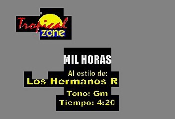 Mil Horas - Los Hermanos Rosario (Karaoke)