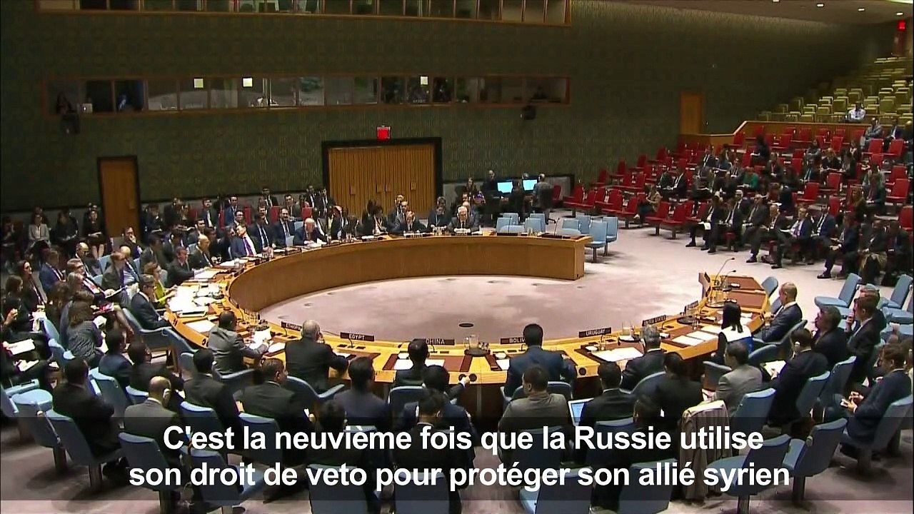 Veto de Moscou à une résolution sur les armes chimiques en Syrie