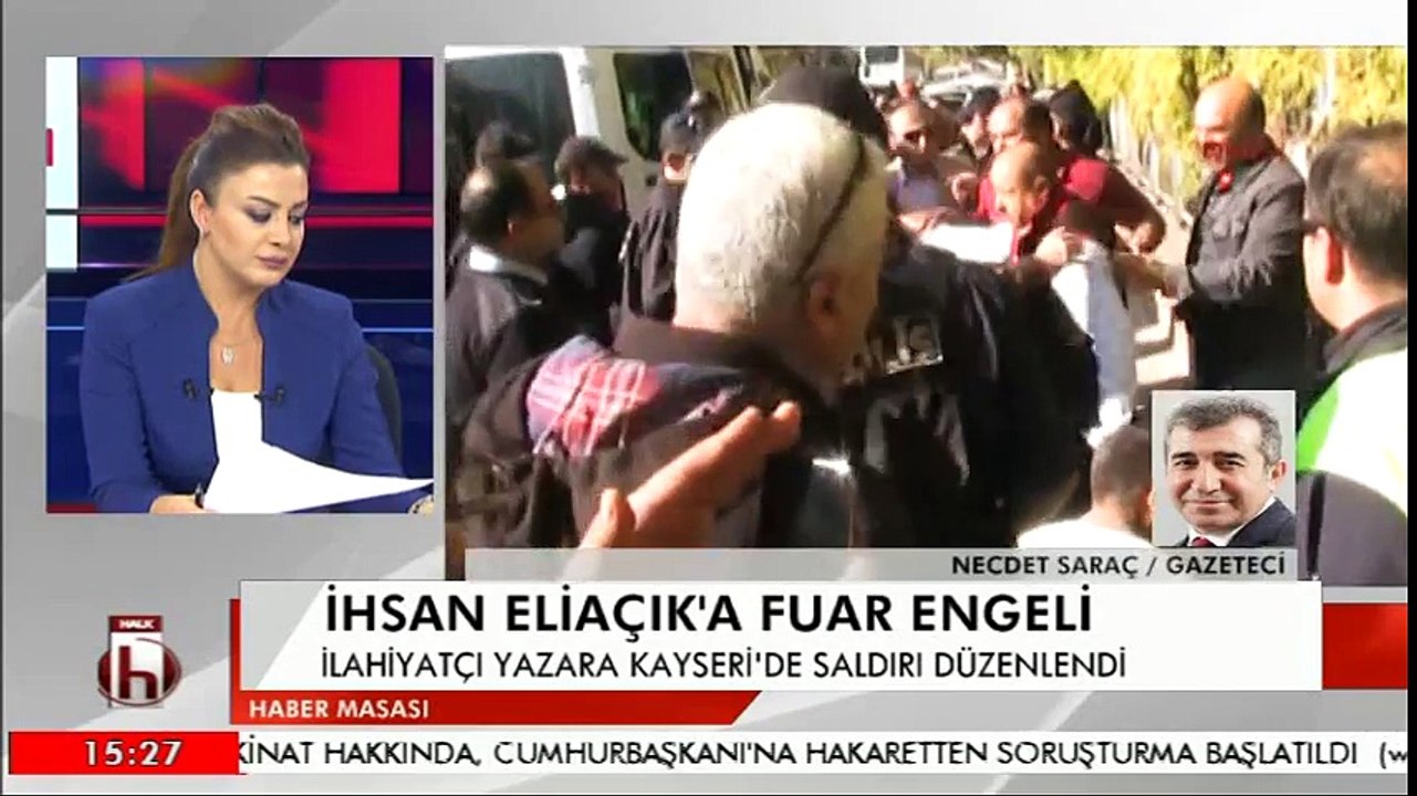 İhsan Eliaçık'ın Fuara girmesi engellendi Necdet Saraç