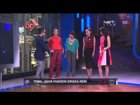 Gaya fashion Eriska Rein bersama Barli Asmara