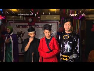 Indra Bekti berkostum Batman di Ultah sahabat