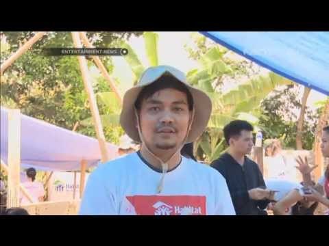 Indra Bekti ikut bangun rumah dalam kegiatan sosial