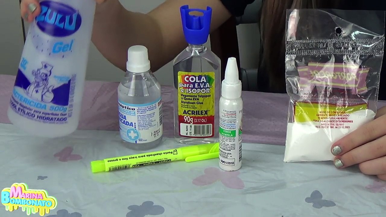 Amoeba Geleca Caseira Brilha Escuro Como Fazer (Fluorescente, Massinha, Diferente, Banho Slime)