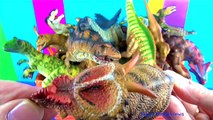 DINOSAUR Box 20 TOY COLLECTION Dinosaurs LETTER A Dino Kids Toy Review SuperFunReviews