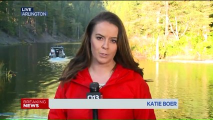 Download Video: 2 Rescued After Helicopter Crashes into Washington State Lake