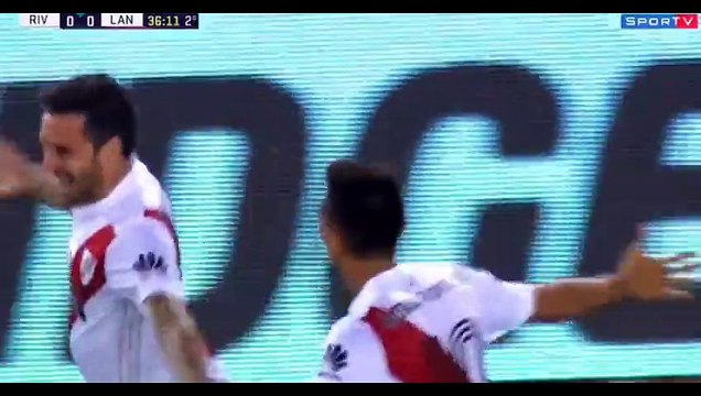 Scocco Goal - River Plate 1 X 0 Lanús- Semifinal Libertadores - 24.10.2017