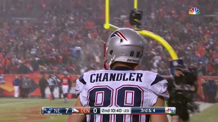 2015 - Brady's fade hits a wide-open Chandler for six
