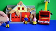 Fireman Sam Episodes Rescue Fire Truck Peppa pig Animation videos for kids
