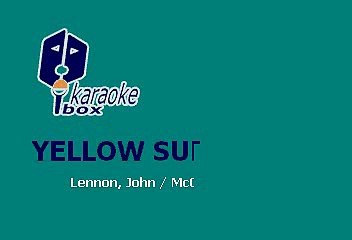 THE BEATLES - YELLOW SUBMARINE (KARAOKE)