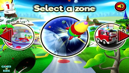 Mickey Mouse Clubhouse: Mickey & Minnie Space Adventure Fire Truck - Disney Junior Game For Kids