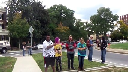 Crazed ANTIFA Hail Satan Deny God, CHRIS DORSEY