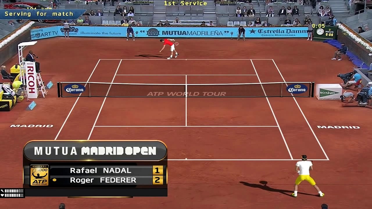 Tennis Elbow new Madrid - Rafael Nadal vs Roger Federer