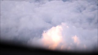 Hurricane IRMA Clouds from forty thousand feet