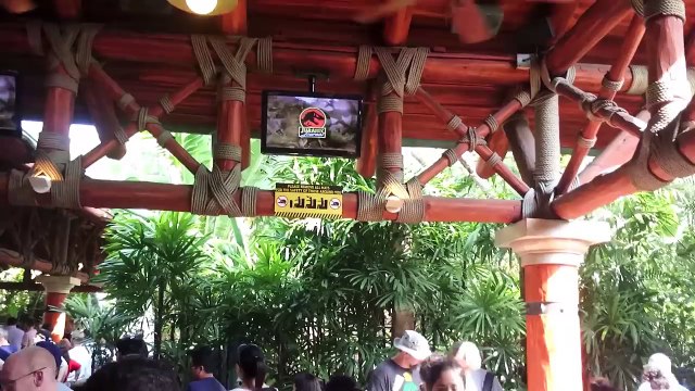 Jurassic Park River Adventure Full Ride-through at Universals Islands of Adventure