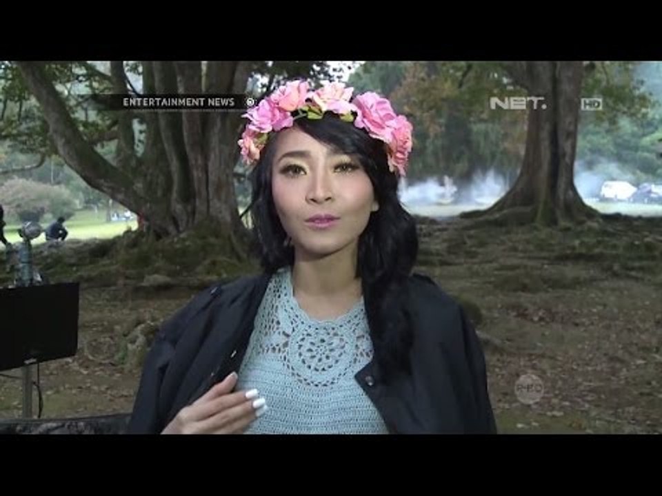 Rini Wulandari garap video klip terbaru di Puncak