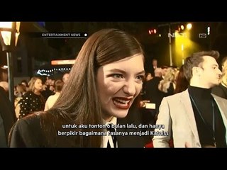 Lorde menghadiri premier film