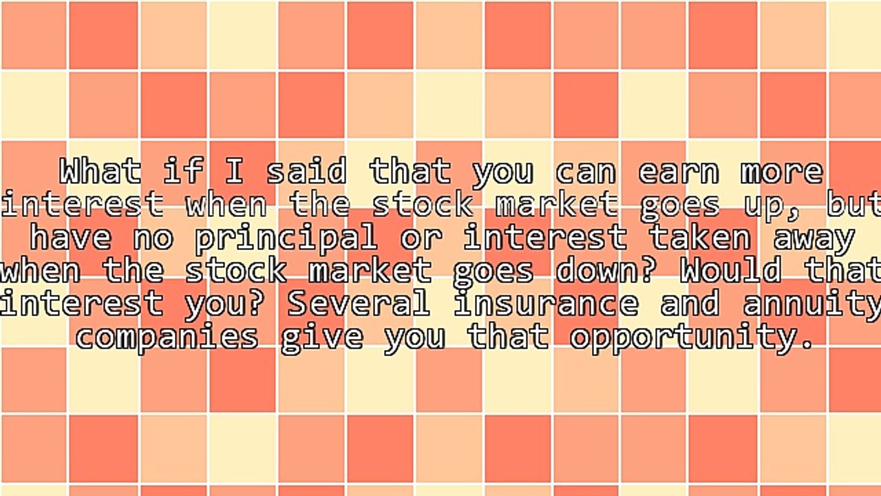 How to Get More When the Stock Market Goes Up, But Not Lose Anything When the Stock Market Goes Down