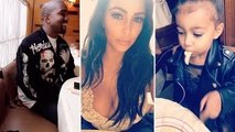 Kim Kardashian Having Dinner With Kanye West & North West | FULL VIDEO