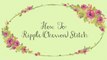 How To: Crochet The Ripple (Chevron) Stitch | Easy Tutorial by Hopeful Honey