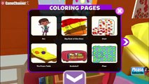 Doc McStuffins Color and Play Disney Junior Animated Coloring Book Paint 3D Color Games PART 2