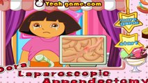 Dora The Explorer Doctor Caring - Dora Laparoscopic Appendectomy Cartoon Game For Kids