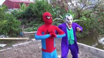 Joker love big nates! Spiderman Elsa Pink Spidergirl Pranks morning exercise Toys Family Fun