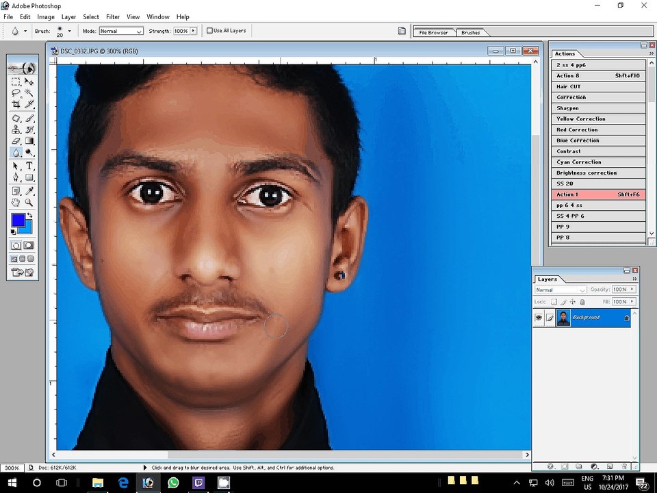 how to create passport size photo on adobe Photoshop