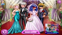 Froze Elsa Ladybug Jack and Cat Noir Wedding Day - Disney Princess Dress Up Game for Kids