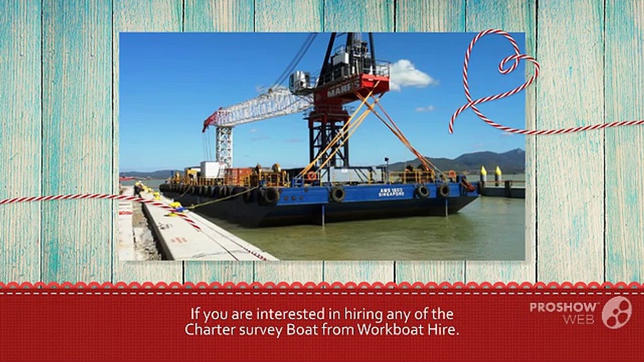 Charter survey boat