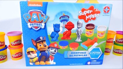 Play Doh PATRULHA CANINA Massinha de Modelar Aventuras da Patrulha Paw Patrol Brinquedos