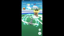 Pokémon GO Gym Battles 2 Gyms Mareep Vulpix Umbreon Blissey Gengar Finding Metal Coat & Kings Rock!