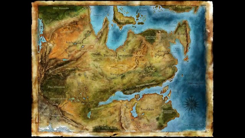 Dragon Age Lore Geography The World Of Thedas Å½±ç Dailymotion