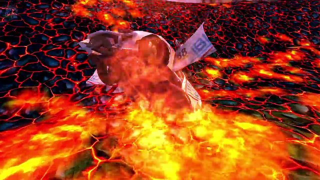 Beamng Drive - Jumping into the Volcano (Fall into the volcano crashes)