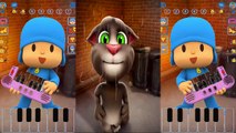 Learn Colors with Talking Pocoyo and Talking Tom Colours for Kids Children NEW Funny Collection