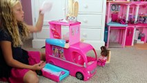 Barbie Pop Up Camper Unboxing and Review by Junior Gizmo