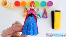 Colors Play Doh Ice Cream Cake Learn Colors Disney Princess RL