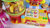 Anpanman Burger Shop Mickey Mouse Clubhouse Playdoh Ice Cream Playset Best Pretend Play Kids Video