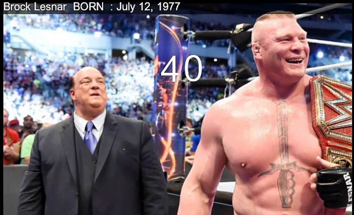 Brock Lesnar vs Jimmy Kimmel Who is younger and richer?