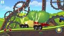 Kids Monster Trucks Action Racing Games | Police Car Racing & Adventure - Videos Games for Kids