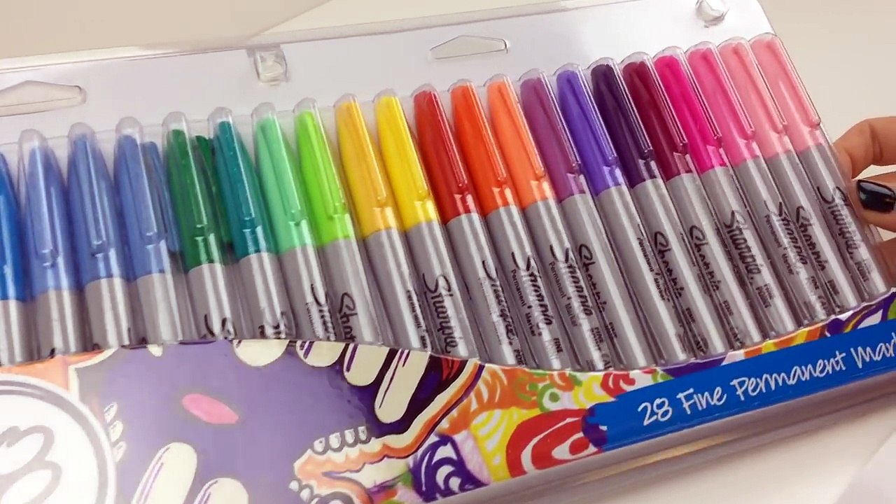 Numberjacks Shape Japer - drawing and colouring with Sharpies and GLITTER GLUE!!